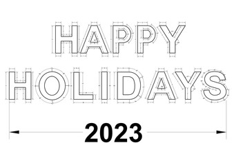 Happy Holidays 2023 Blueprint