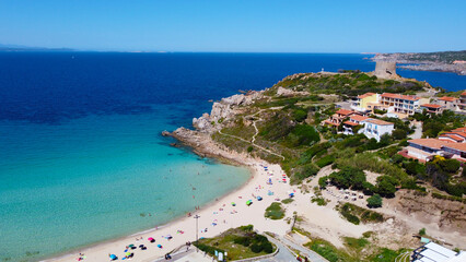 Fototapeta na wymiar Sardegna - La spiaggia Golfo Marinella