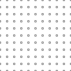 Square seamless background pattern from geometric shapes. The pattern is evenly filled with black currency signs. Vector illustration on white background