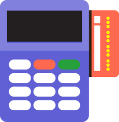 Icon Calculator flat design illustrations. PNG