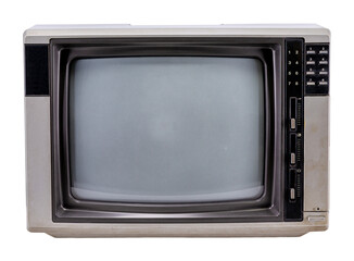 old tv set isolated and save as to PNG file - 540664040