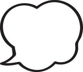 PNG icon design blank balloon message illustrations.