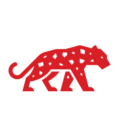 Leopard Logo. Icon design. Template elements