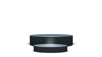 empty podium presentation, 3d rendering, ready-made presentati, color illuminated show podium and presentation