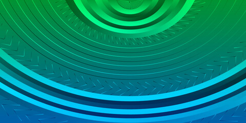 Abstract green blue background