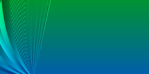 Abstract green blue background