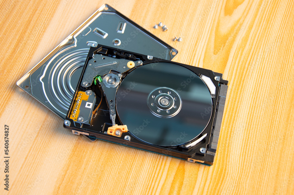 Poster 2.5-inch hard disk drive is the part that is used to store data or is called a hard disk as well.