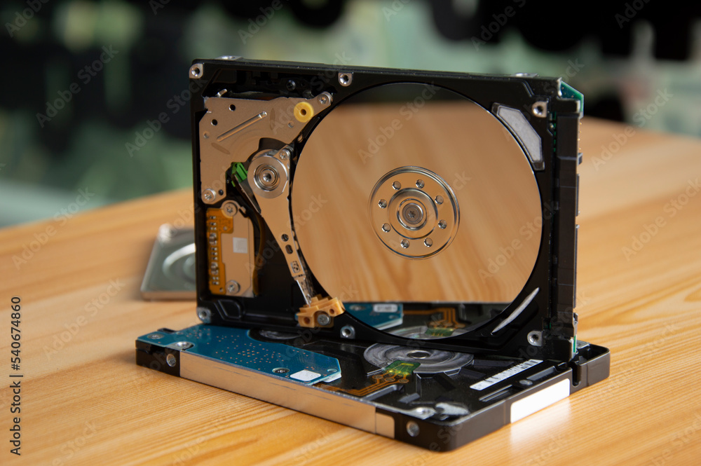 Poster 2.5-inch hard disk drive is the part that is used to store data or is called a hard disk as well.