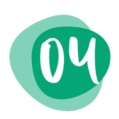 Number Info-graphic Bullet point 4, Shape number, Infographic Number.