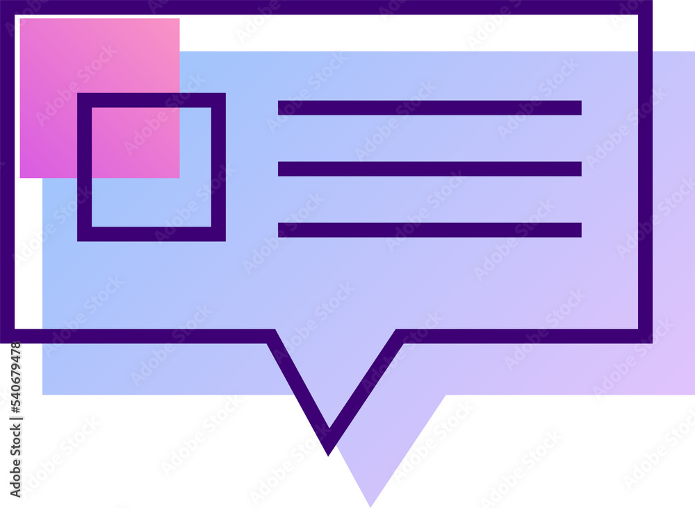 Poster icons id card line gradient digital device application ui kit