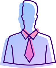 Icons people Line Gradient digital device application ui kit