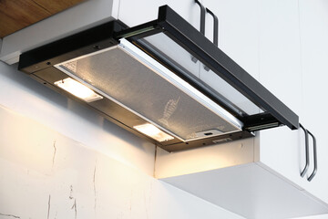 extractor hood for air in the kitchen