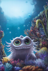 sea monster animated 