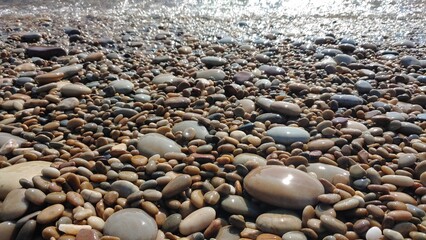 stones on the beach