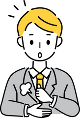 納得するビジネスマン