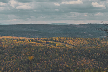 landscape in the mountains