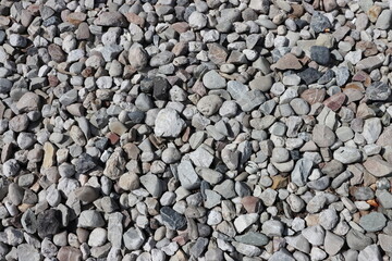 Gravel texture with river rocks