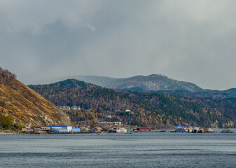 clouds over the mountain