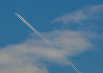 airplane flying in the sky