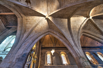 Fototapeta premium Brittany, Dinan ,saint sauveur basilica