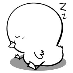 Sleepy Duck