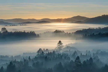 Rollo Sonnenaufgang in den Bergen © XtravaganT