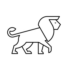 Lion Logo. Icon design. Template elements