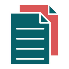 Fototapeta premium Files Icon Style