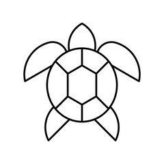 Obraz premium Sea Turtle Logo. Icon design. Template elements