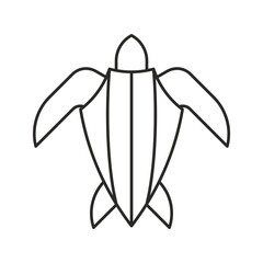 Sea Turtle Logo. Icon design. Template elements
