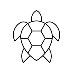 Obraz premium Sea Turtle Logo. Icon design. Template elements