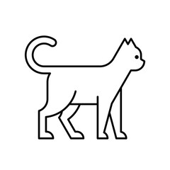Cat Logo. Icon design. Template elements