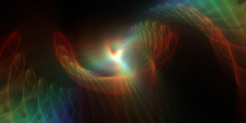 Fraktal Grafik Hintergrund Motiv für Internet Präsentation und Druck