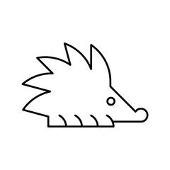Hedgehog Logo. Icon design. Template elements