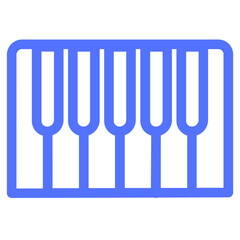 keyboard piano line icon