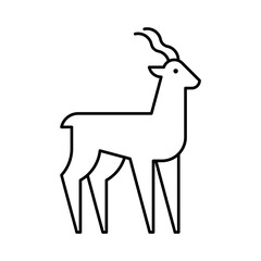 Kudu Logo. Icon design. Template elements