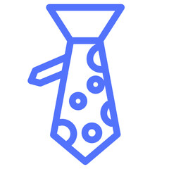 fashion necktie tie line icon