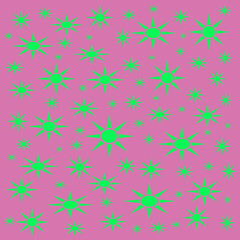 Seamless star pattern
