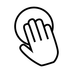 Obraz premium Cursor Pointer Flat Icon