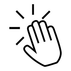 Cursor Pointer Flat Icon