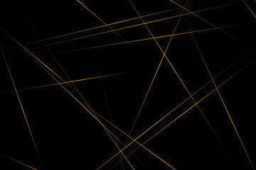 Abstract black with gold lines, triangles background modern design. Vector illustration EPS 10.