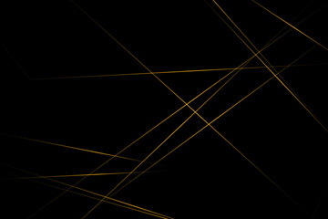 Abstract black with gold lines, triangles background modern design. Vector illustration EPS 10.