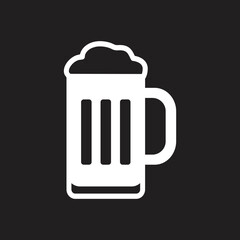 beer icon simple design art