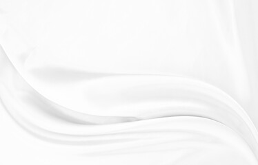 White gray satin texture that is white silver fabric silk background with beautiful soft blur pattern natural.