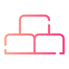blocks gradient icon