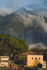 Landscape of coastal cities in Brazil