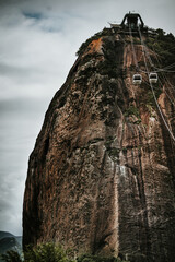 Rio de Janeiro, Brazil and its landscapes on cloudy days