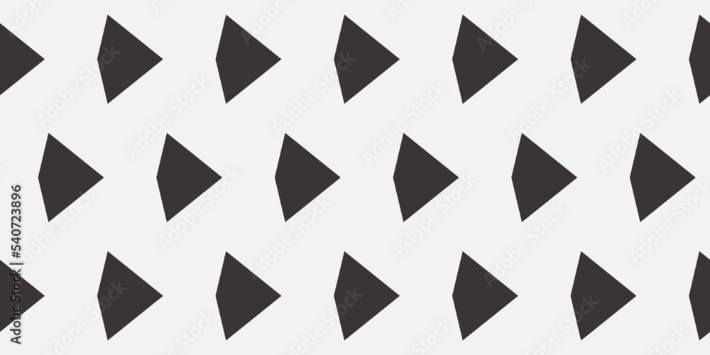 Poster Pattern of black figures of the same. Vector simple from black shapes.