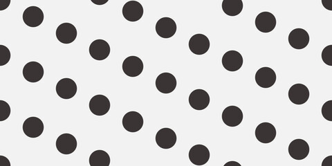 The diagonal dots alternate in the pattern. Vector print for seamless surfaces.