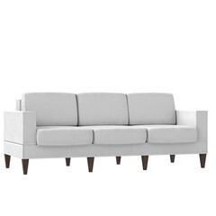 3d rendering illustration of a couch sofa